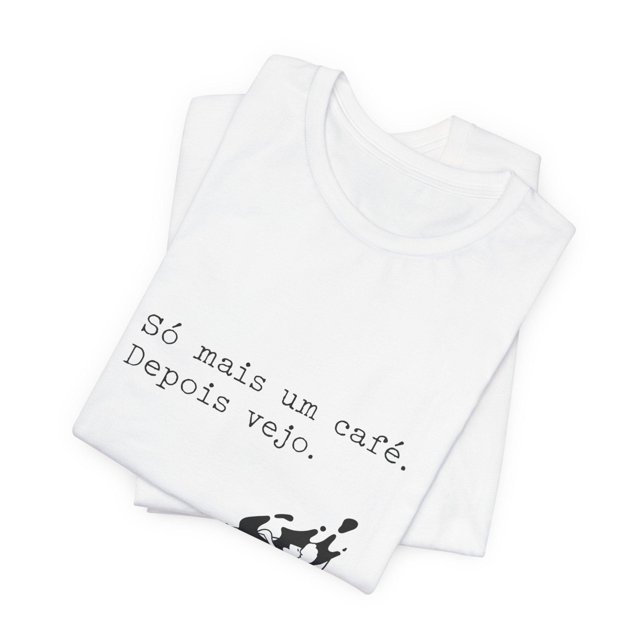 Portuguese Coffee Tee — "Só mais um café. Depois vejo." Relaxed Graphic T-Shirt - Image 8