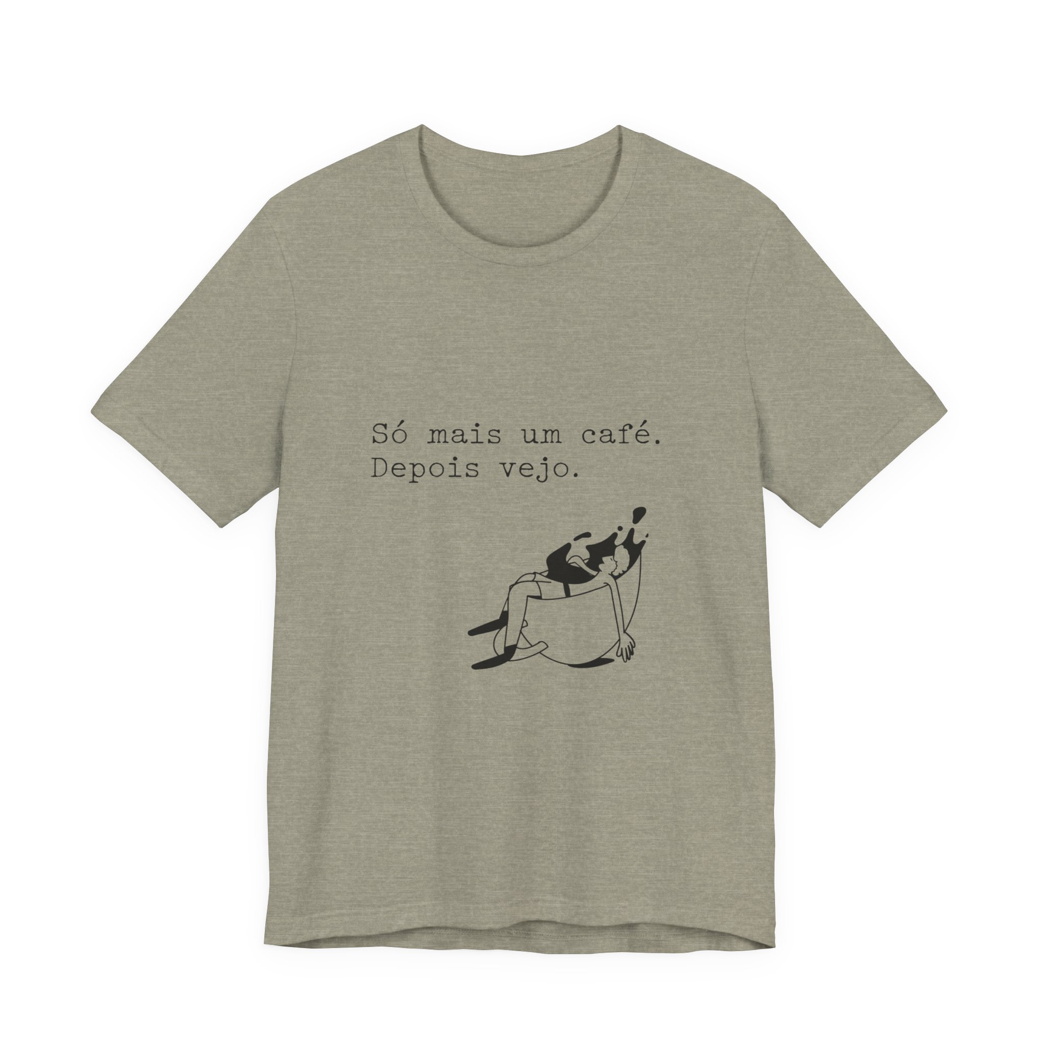 Portuguese Coffee Tee — "Só mais um café. Depois vejo." Relaxed Graphic T-Shirt - Image 21