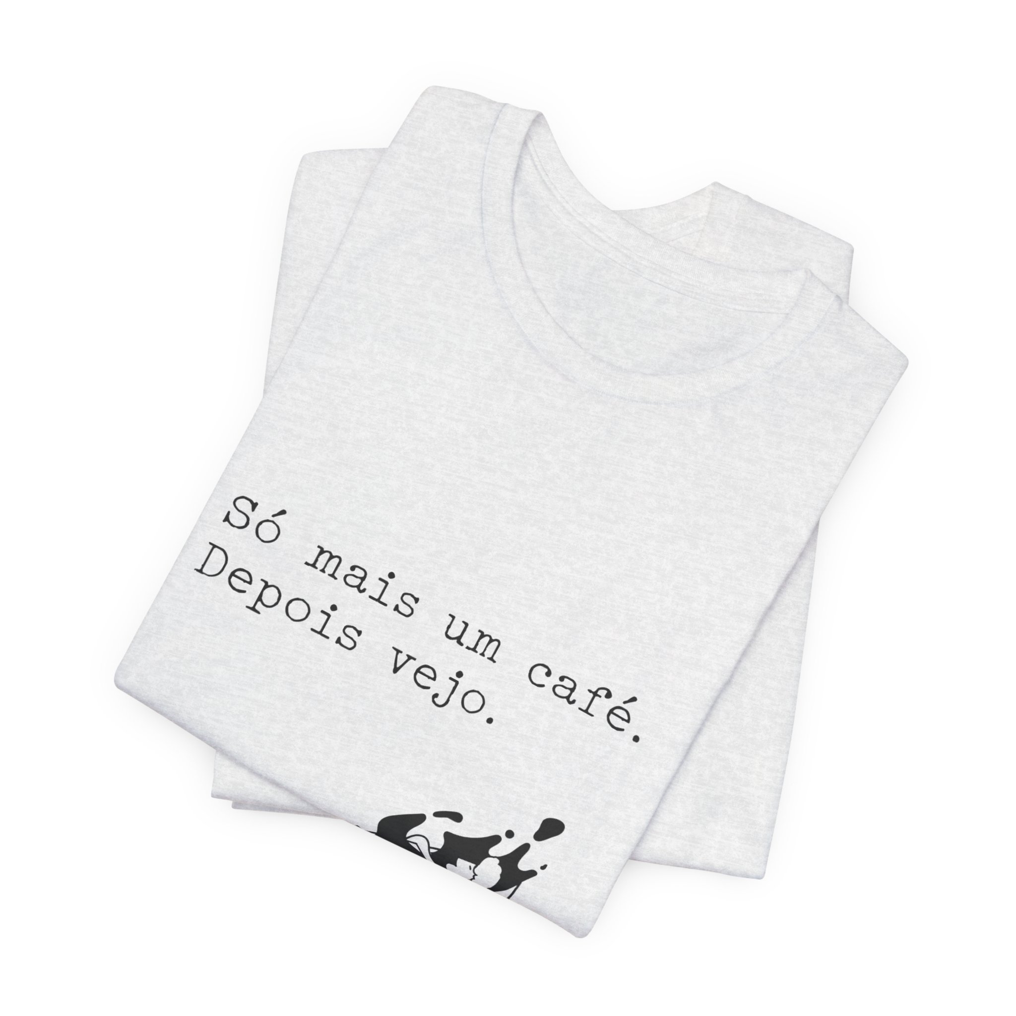 Portuguese Coffee Tee — "Só mais um café. Depois vejo." Relaxed Graphic T-Shirt - Image 13